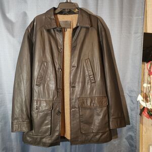 James Dean The Original Leather Jacket Men's Medium Black Limited Edition Long